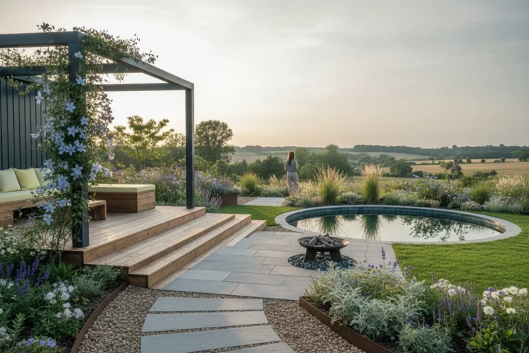 Aménagement de jardin à Périgny : créer un espace paysager sur mesure